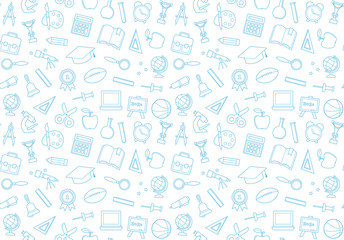 School seamless background