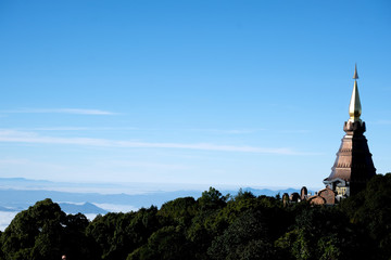 Phramahathat Napamathanidol & Phramahathat Napaphol Bhumisiri Doi Inthanon National Park.