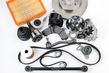 Auto parts. Spare parrts for the rapair of cars.