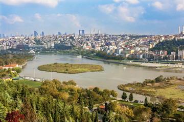 View from Pierre Loti Coffee House, Eyup, Istanbul
