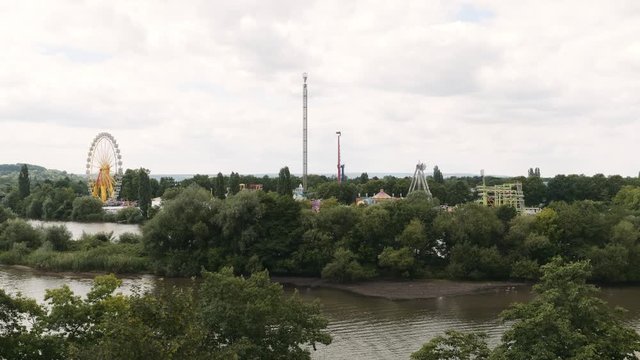 Volksfest fair in Aschaffenburg, June 2018