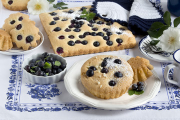 Blueberry cake gluten-free