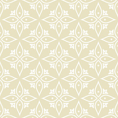 Beige seamless floral pattern. Vector texture for your design.