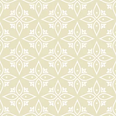 Foto op Canvas Beige seamless floral pattern. Vector texture for your design. © Rodin Anton