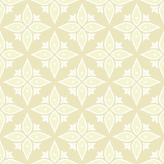 Beige seamless floral pattern. Vector texture for your design.