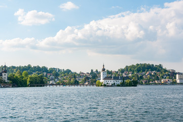 Fototapeta premium Schloss Ort Gmunden Traunsee Austria