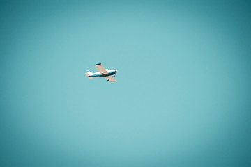 Fototapeta na wymiar Aircraft in the sky