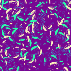 Obraz premium Natural background from abstract leaves