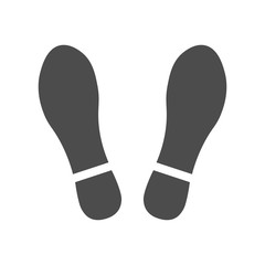 Imprint soles shoes sign icon. Shoe print symbol