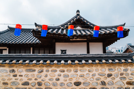 Namsangol Hanok Village, Korean traditional house in Seoul, Korea	