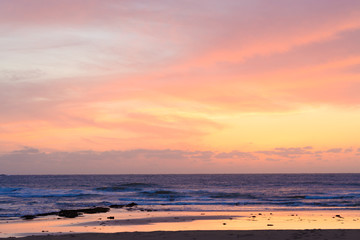 芦屋海岸の夕暮