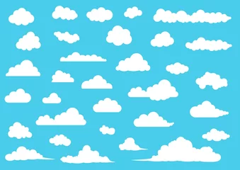 Deurstickers Cloud vector set © yosuke14