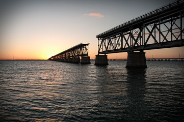 Fototapeta na wymiar Bahia Honda Bridge