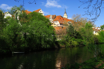 Fototapeta premium Tuebingen; Neckarfront;