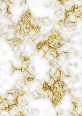 White Marble with Gold Glitters