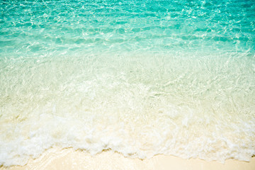 Fototapeta na wymiar Maldives beach resort – summer vacation