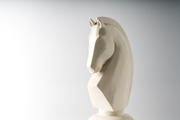 Chess business concept, leader teamwork & success