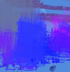 Abstract painting on canvas. Hand made art. Colorful texture. Modern artwork. Strokes of fat paint. Brushstrokes. Contemporary art. Artistic background image.