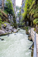 Aare Gorge near Meiringen in the canton of Bern in Switzerland