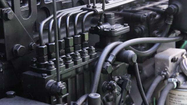 Engine details. Diesel engine