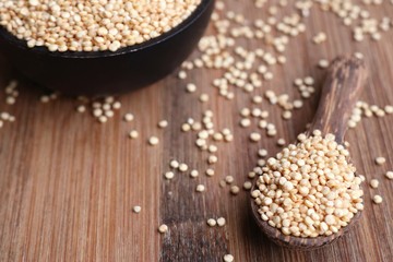 heap organic quinua seeds