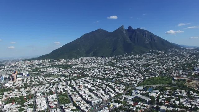 Monterrey Mexico Aerial Drone Footage