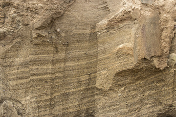 slice of a sand dump quarry sand dunes sand stones texture