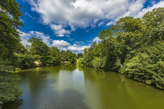 Orsteds Park in Copenhagen, Denmark