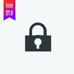 lock icon vector