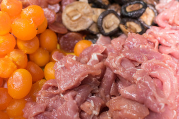 Making Chinese Sticky Rice Dumpling,making Ba-Jang, Chainese traditional food made from rice.