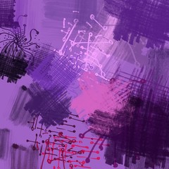 Abstract painting on canvas. Hand made art. Colorful texture. Modern artwork. Strokes of fat paint. Brushstrokes. Contemporary art. Artistic background image.