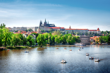 Prague in a summer day, Czech Republic