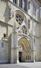 Cathedral of St. Stephen in Zagreb. Croatia