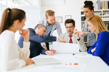 Fototapeta premium Business people in office