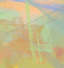 Abstract painting on canvas. Hand made art. Colorful texture. Modern artwork. Strokes of fat paint. Brushstrokes. Contemporary art. Artistic background image.