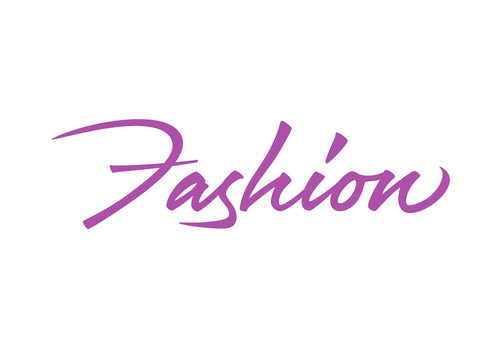 Creative fashion lettering design. Vector logo. Hand drawn typography
