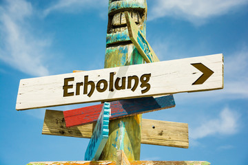 Schild 282 - Erholung