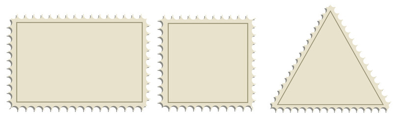 Set postage stamps