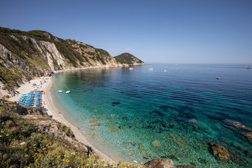 Sansone Beach in Elba Island (Isola d'Elba) Tuscany, Italy