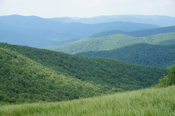 Obraz premium Bieszczady Mountains in Poland
