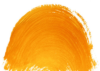 Yellow orange painted background. Handpainted acrylic background