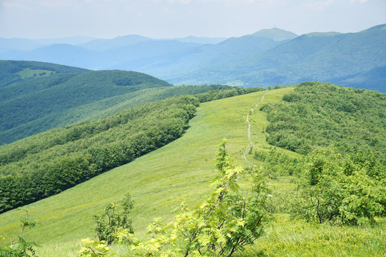 Bieszczady/ Poloniny Mountains in Poland