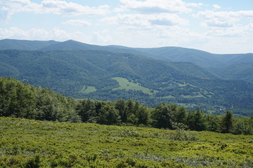Obraz premium Bieszczady Mountains in Poland