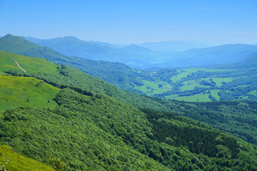 Fototapeta na wymiar Bieszczady Mountains in Poland
