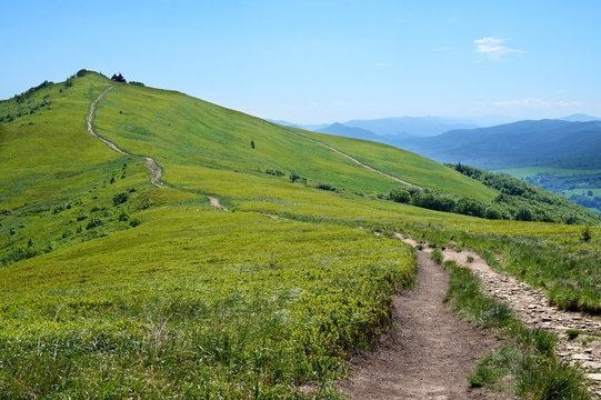 Bieszczady Mountains in Poland