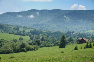 Fototapeta premium Bieszczady Mountains in Poland