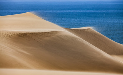 The Namib desert along side the atlantic ocean coast of Namibia, southern Africa