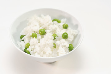 Riz au petits pois
