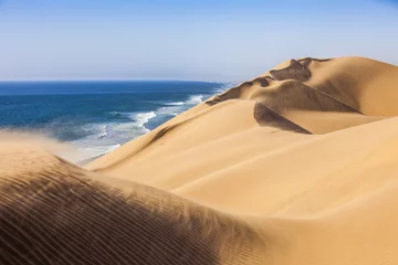 Fotobehang The Namib desert along side the atlantic ocean coast of Namibia, southern Africa © Uwe