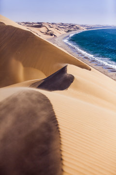 The Namib desert along side the atlantic ocean coast of Namibia, southern Africa